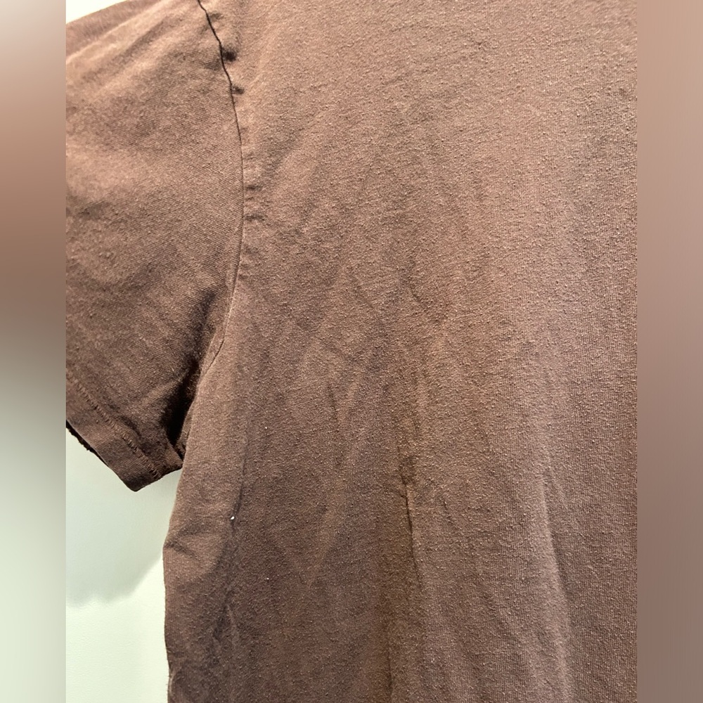 Nuuds Everyday T-Shirt Vintage Cotton - Coffee - XL - Picture 7 of 7